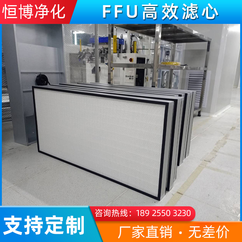 FFU高效活性炭過(guò)濾網(wǎng) HEPA無(wú)隔板除塵吸附甲醛空氣凈化過(guò)濾器濾芯